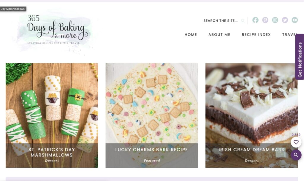 365 days of baking & more