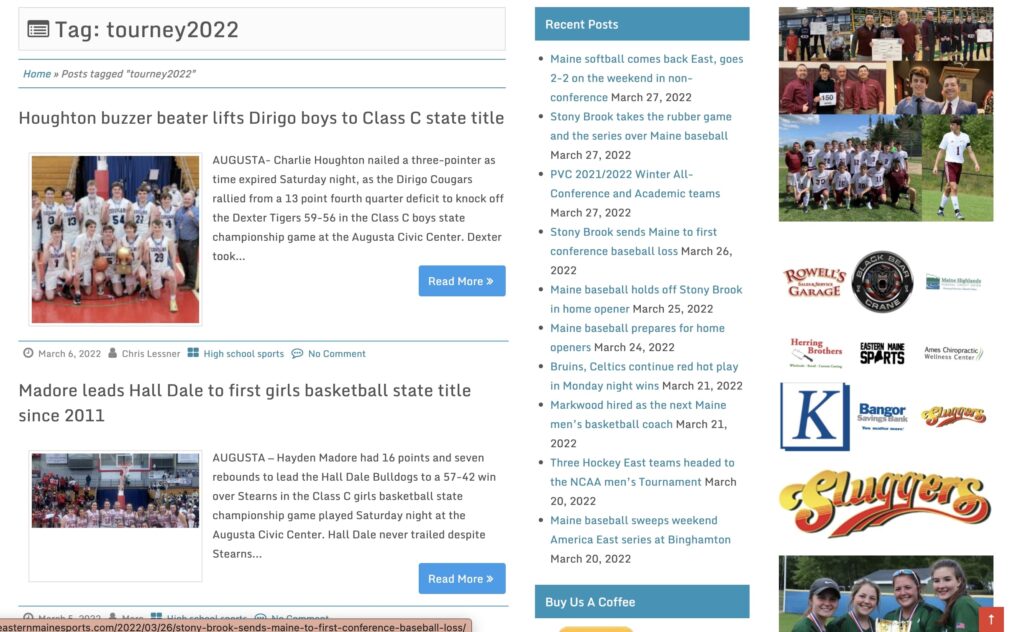 Eastern Maine Sports Blogs
