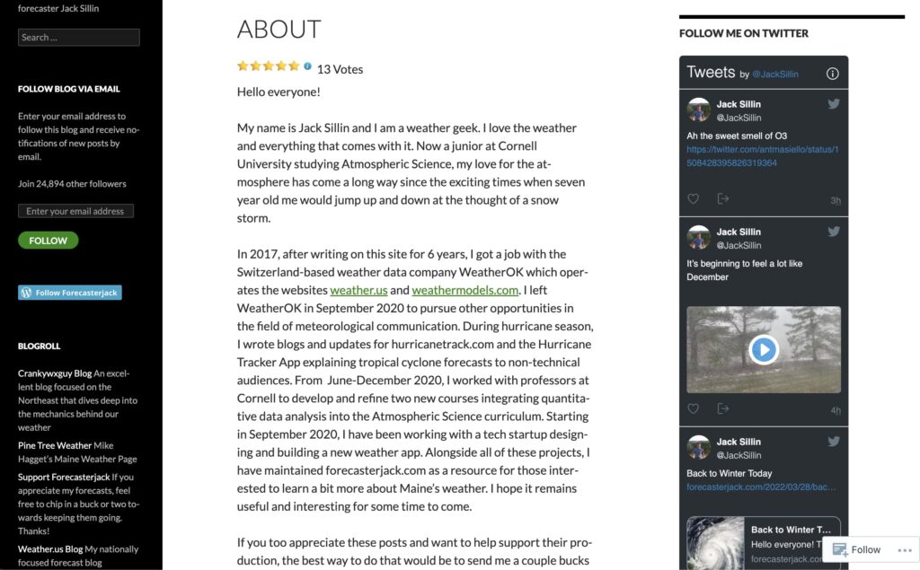 Forecasterjack Blog