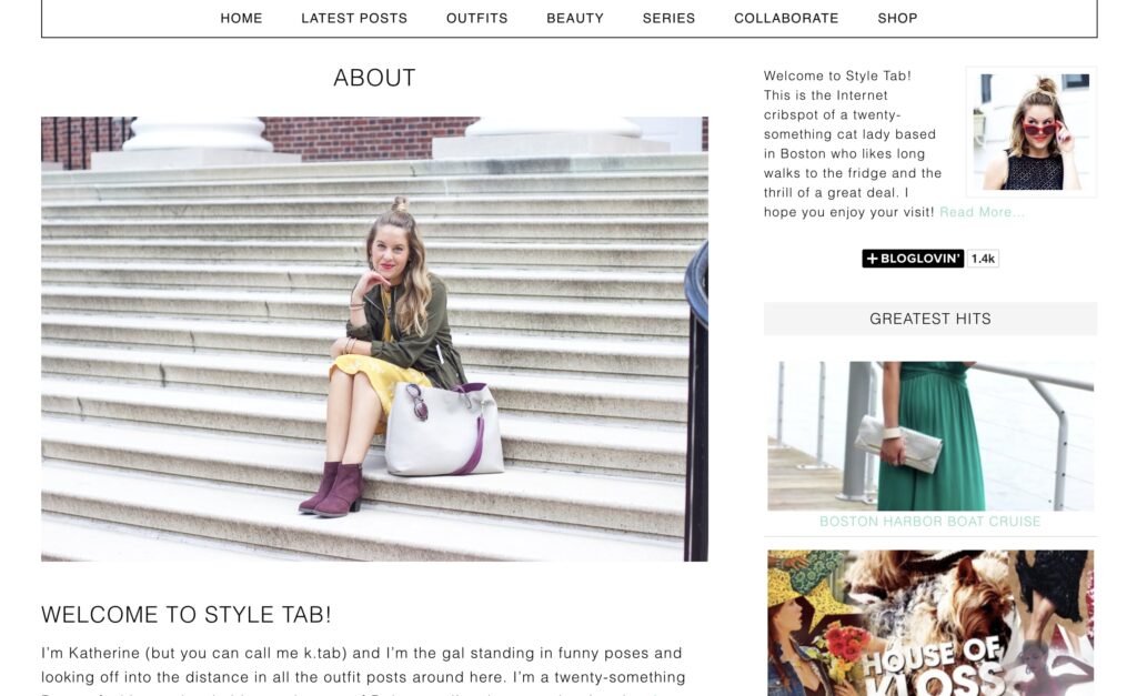 Style Tab About
