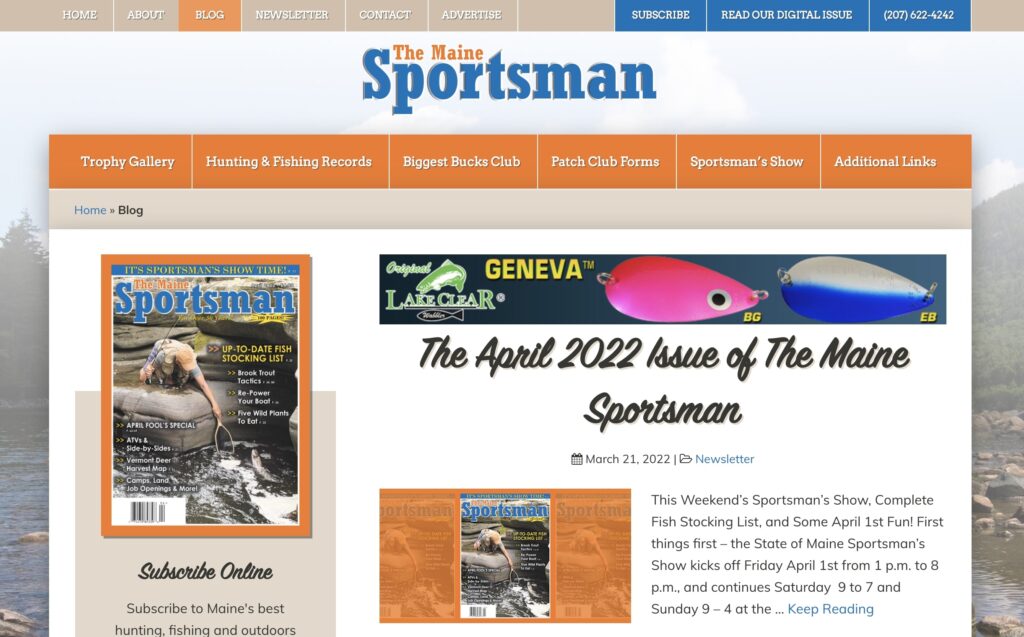 The Maine Sportsman