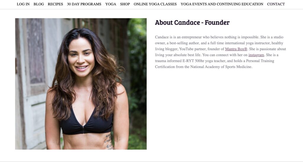 Yoga by Candace About