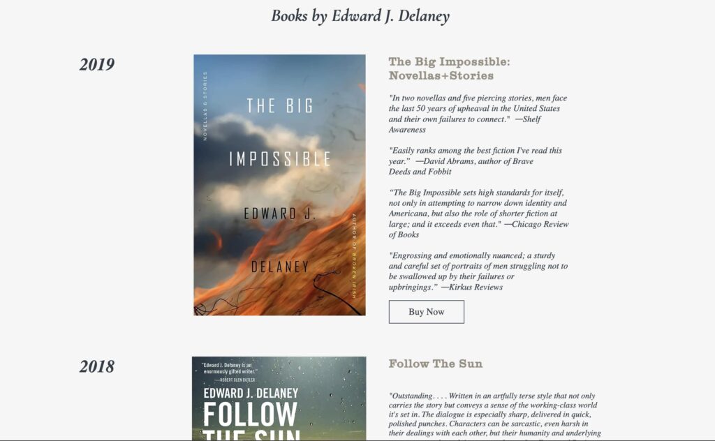 Edward J Delaney Books