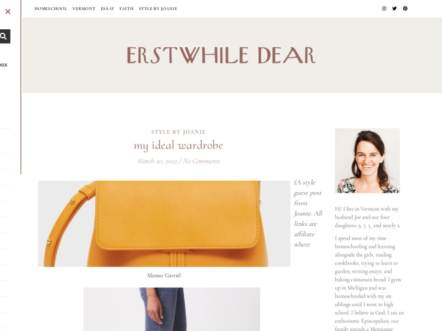 http://erstwhiledear.com/writings/ http://erstwhiledear.com/writings/