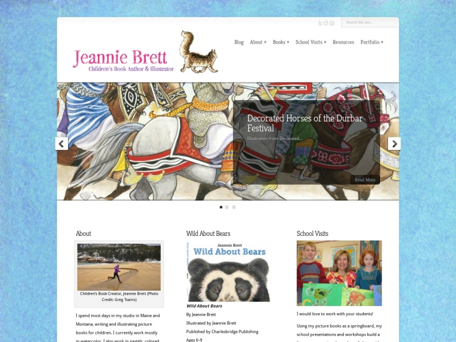 http://www.jeanniebrett.com/ http://www.jeanniebrett.com/